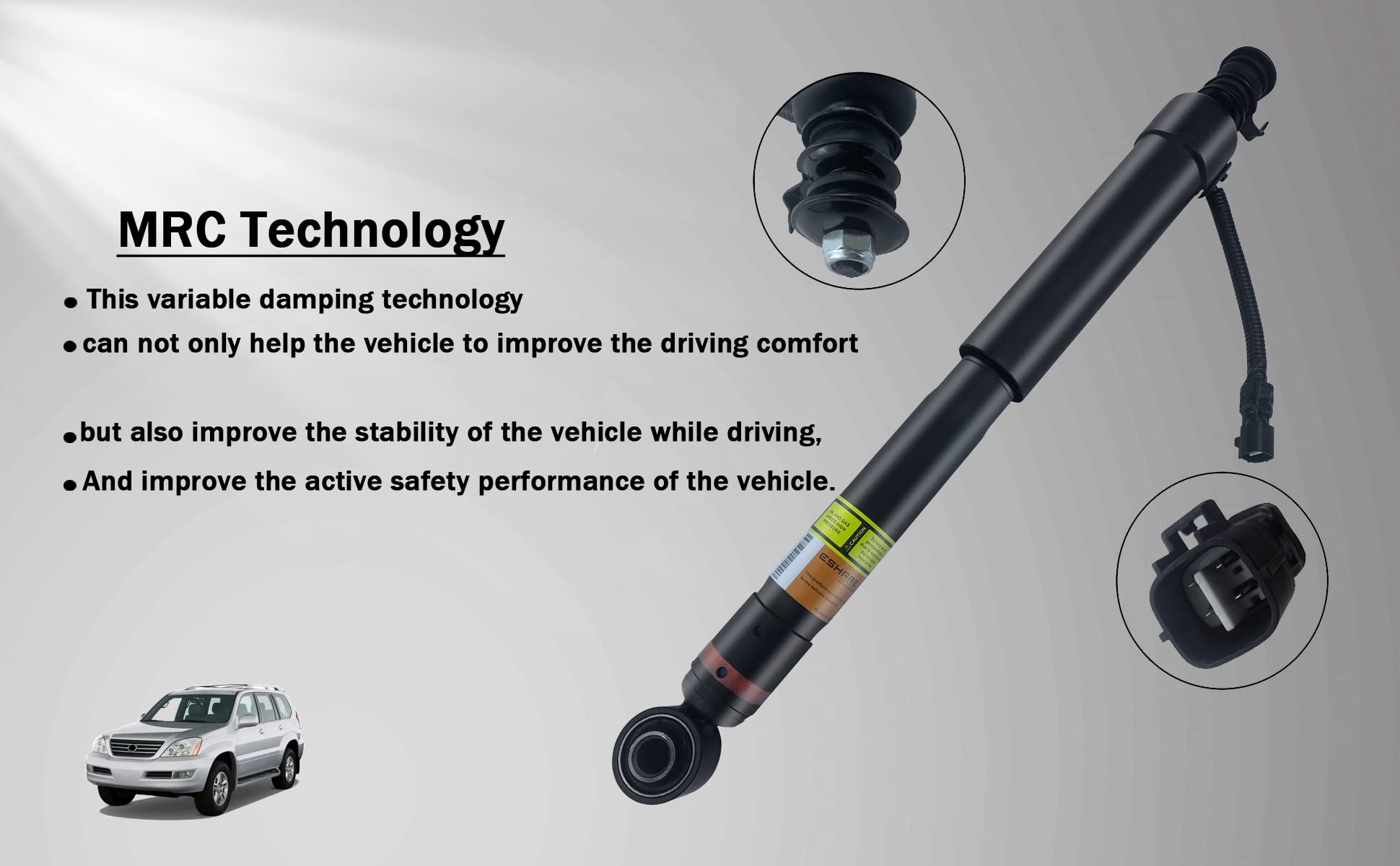 48530-69485 Rear Shock Absorber Pair (Left & Right) - 2PCS