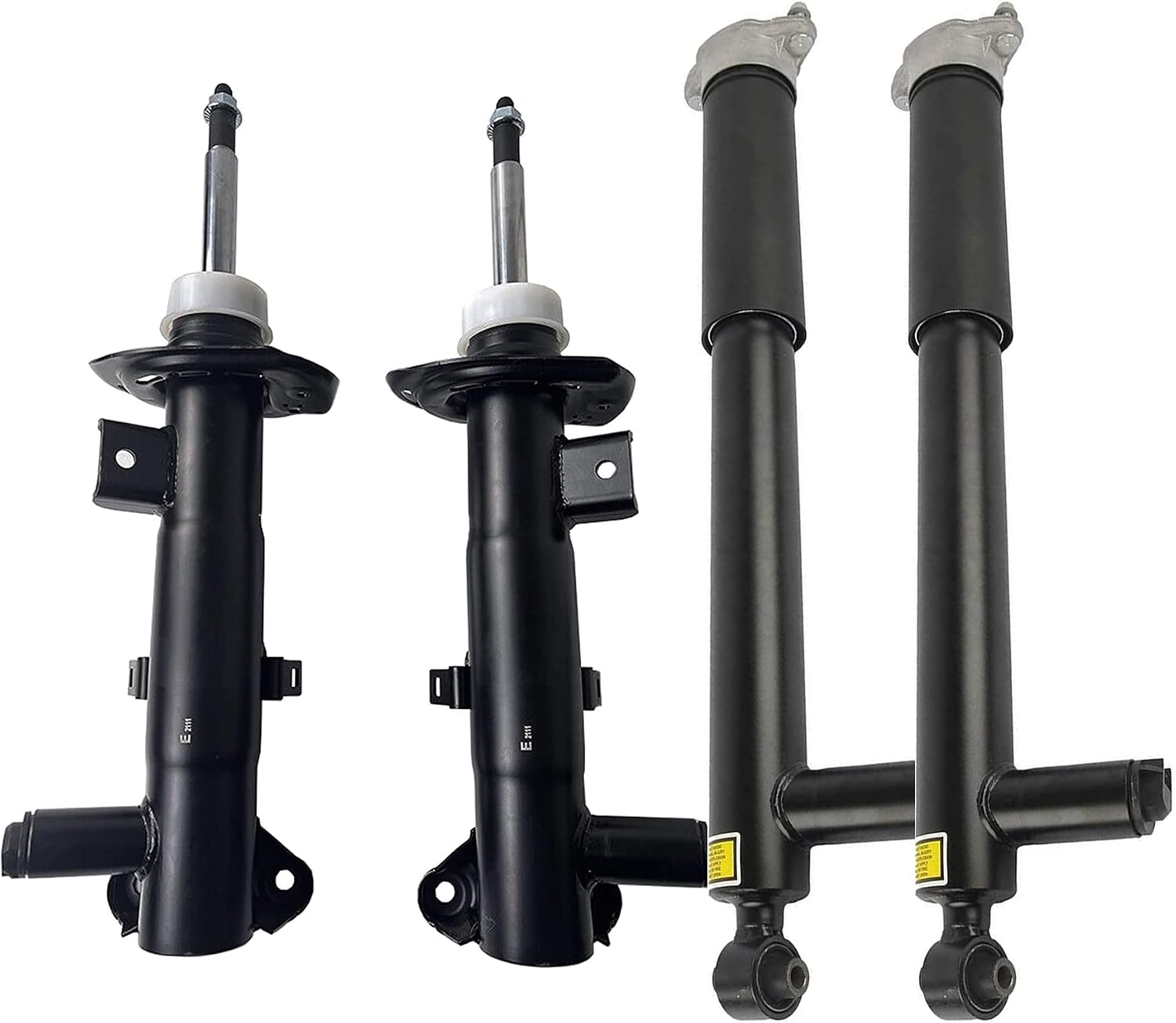4Pcs Front & Rear Shock Absorbers w/ADS For Mercedes W218 W212 CLS63 E63 AMG A2183231900, A2183232700 A2183232100