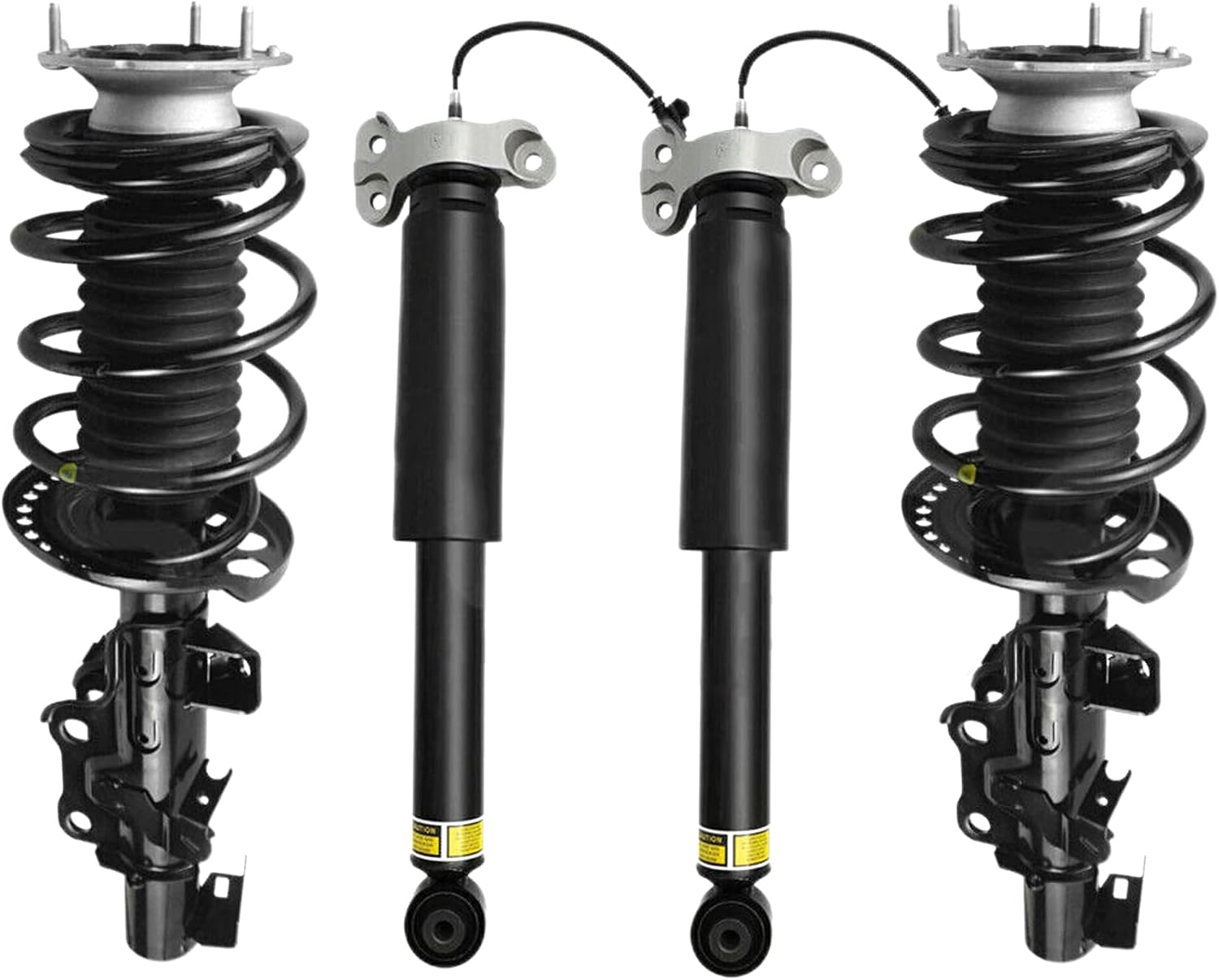 4PCS Front+Rear Shock Strut Assys Electric For Cadillac ATS RWD 2013-2019 84427191, 19300064, 23142946, 23247469