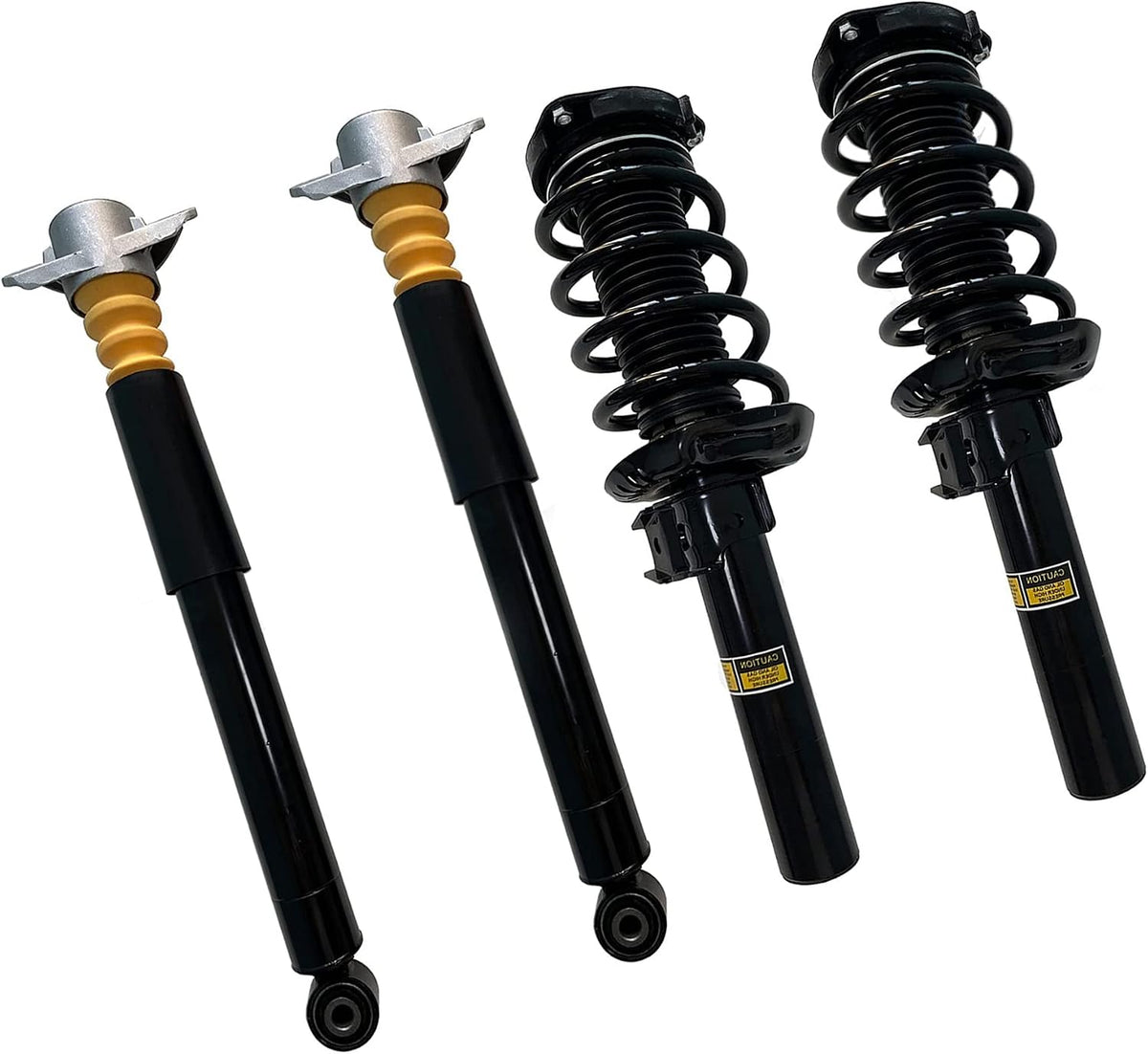 Set of 4pcs Front Rear Shock Struts Assys MagneRide 8J0413029M, 8J0413029D for Audi TT TTS TTRS MKII Quattro FWD