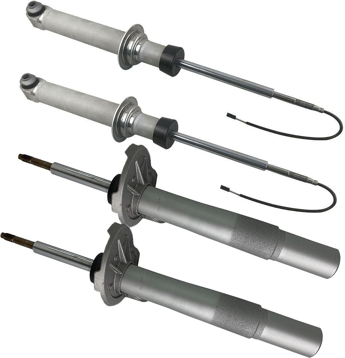 Set of 4pcs Front and Rear Shock Absorbers w/EDC 31316785529, 37106782147 For BMW 7-Series E65 E66 740i 750i 2001-2009
