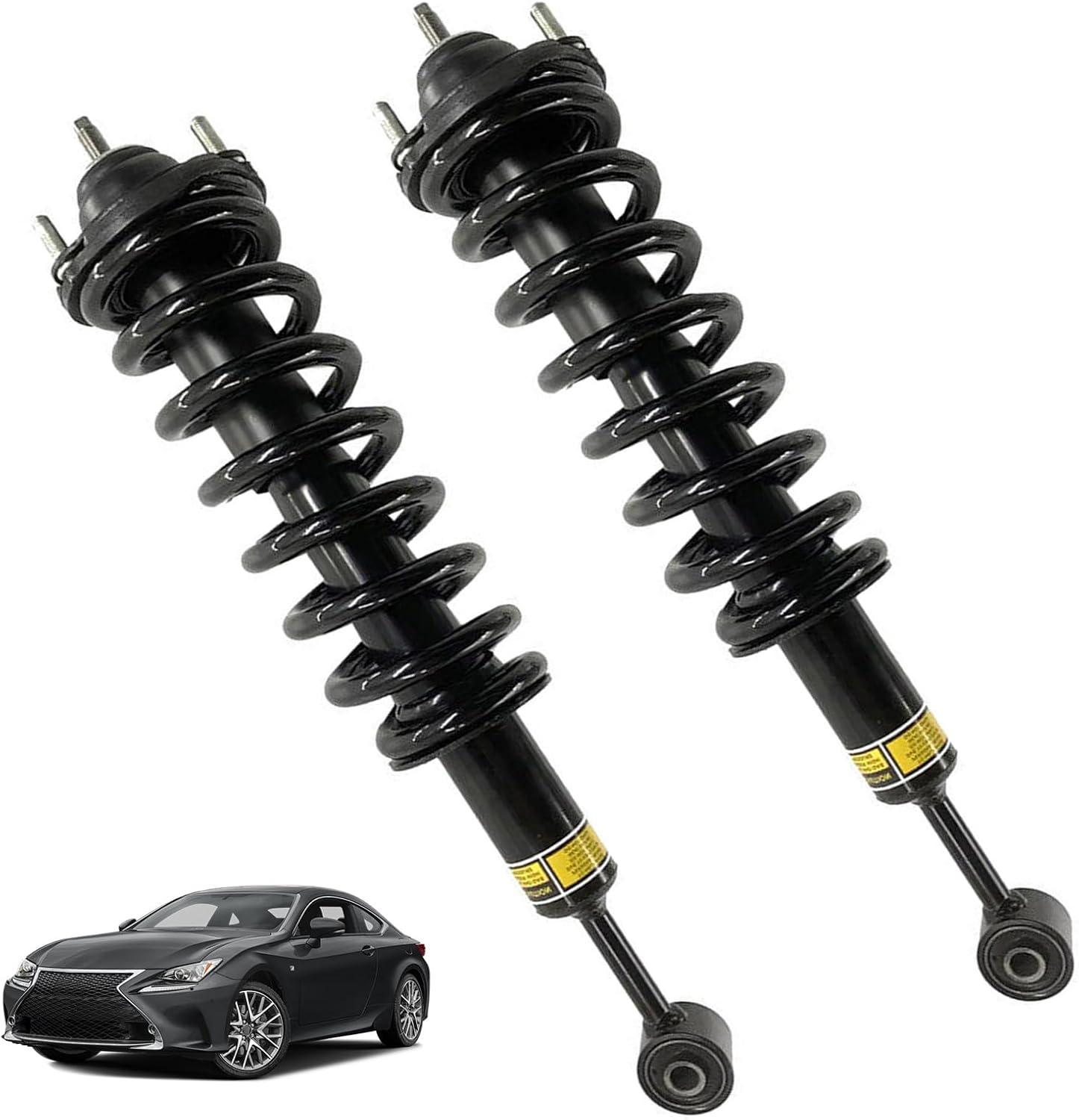 Pair Front Left Right Shocks Absorber Assembly for Toyota Land Cruiser Prado 120 2002-2009 for Lexus GX470 4.7L 2003-2009 48510-69495 48510-60121 48510-60120