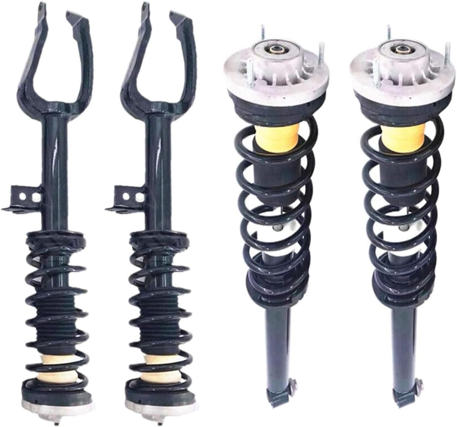 Front Rear Shock Struts Assembly Set of 4 Compatible with BMW F10 F11 528i 535i 550i xDrive AWD