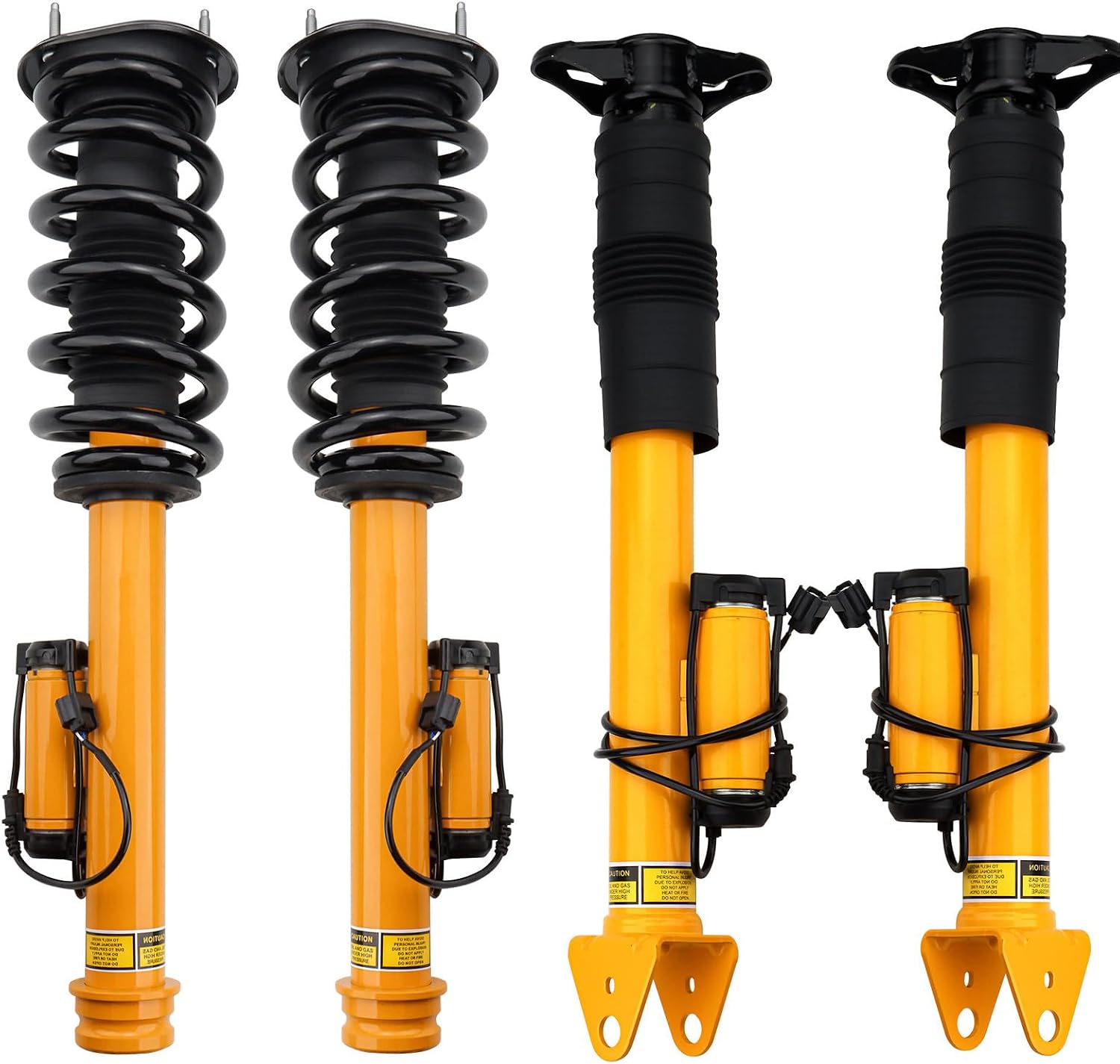 68404911AA 68404910AA 68404923AA 68382426AB 4PCS Front Rear Shock Struts Assys w/Active Damping for Dodge Durango SRT 2018-22