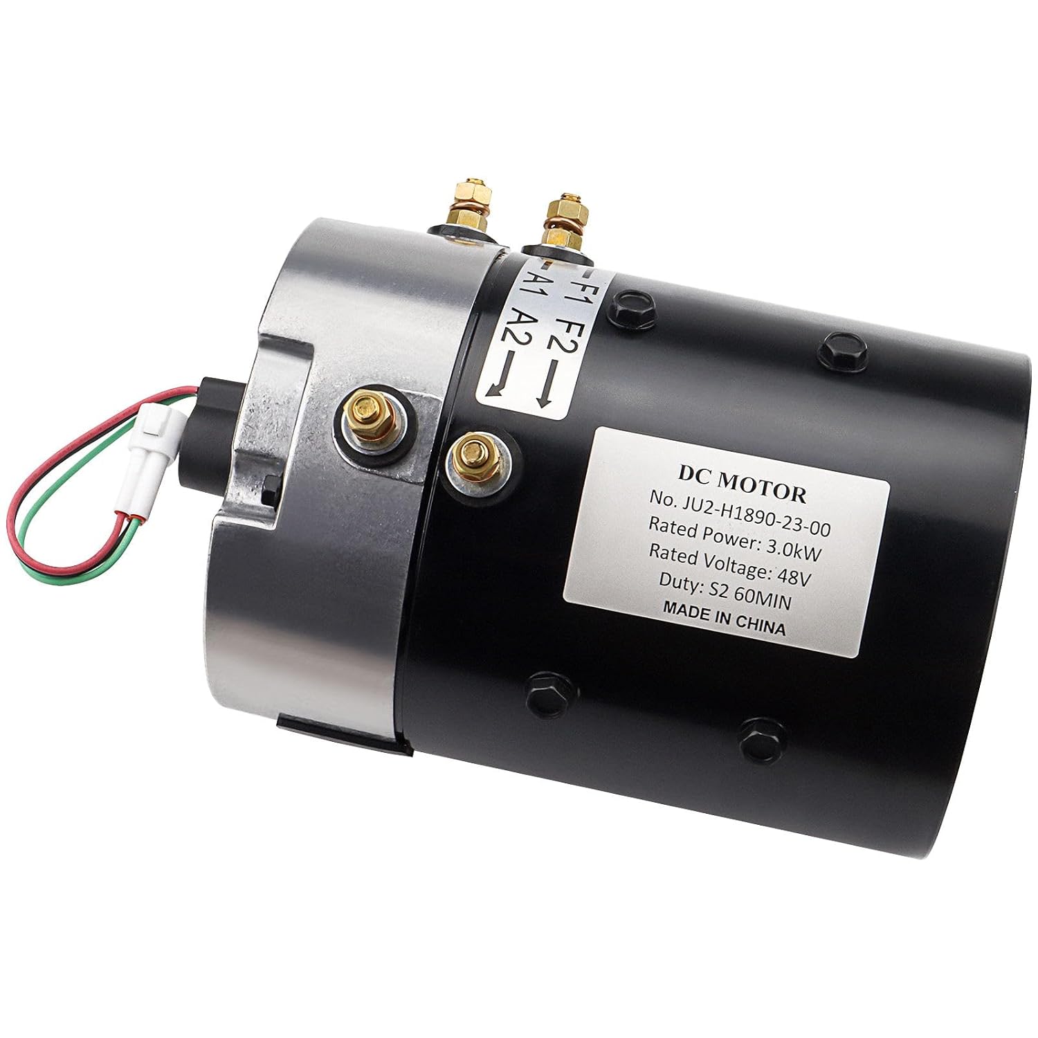 JU2-H1890-23-00 DC Motor Compatible with Yamaha G29/ Drive JU2-H1890-23-00 JU2-H1890-20-00 JU2-H1890-21-00 Golf Cart Models for 2007-2016 YDRE 48V Models