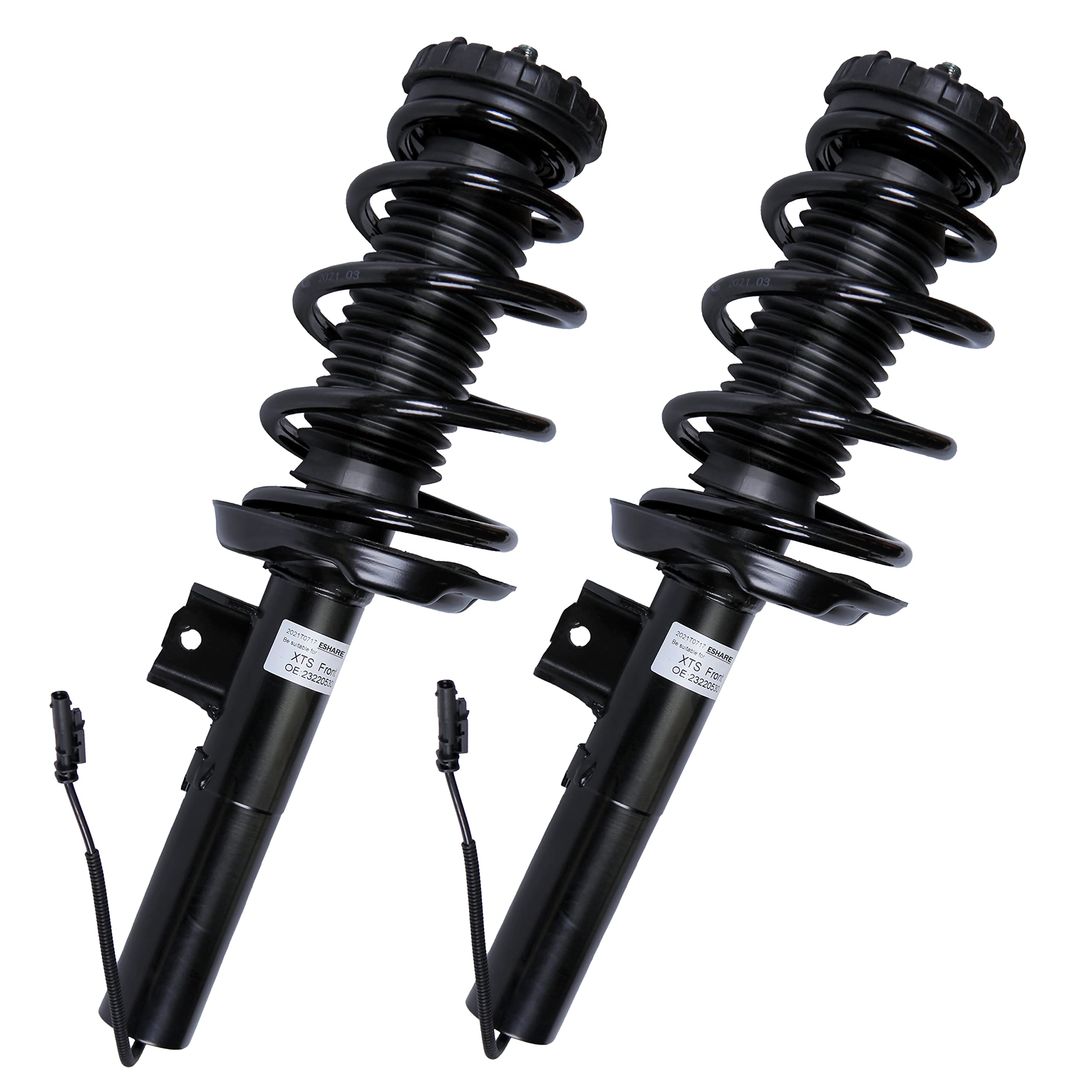 84677093 580-1096 19300063 Front Shock Strut Absorber Assembly Pair with Spring - 2PCS